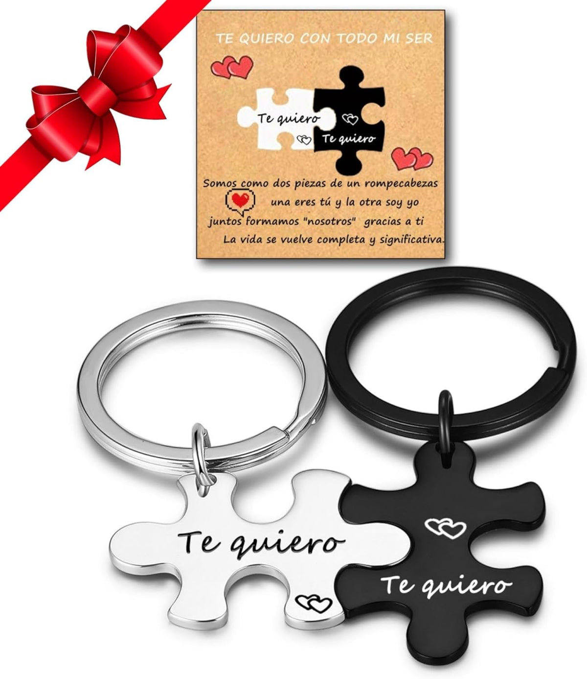 Llaveros Enamorados: Amor en Puzzle