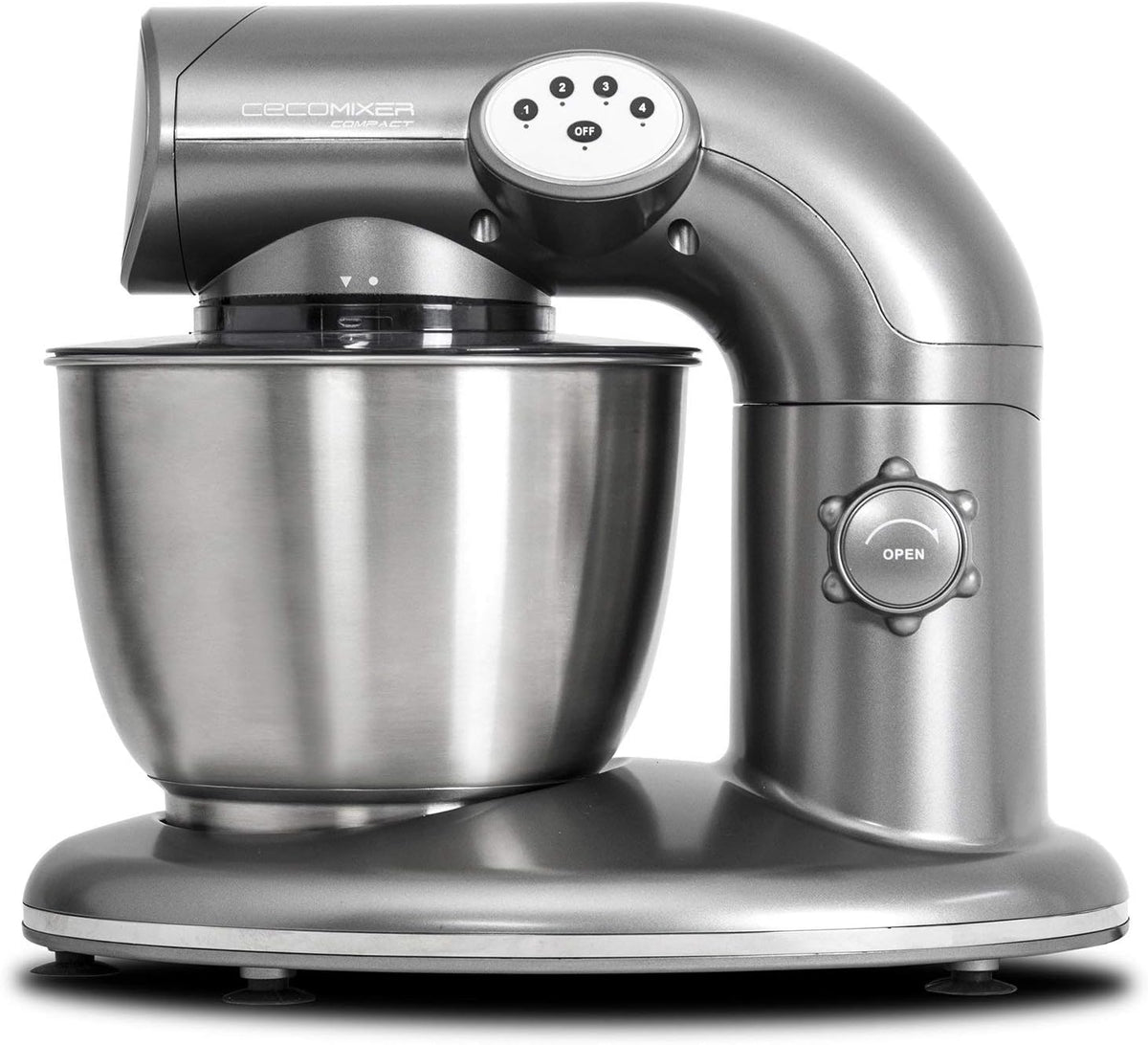 Cecotec Cecomixer Compact – Batidora Amasadora 1000W con Movimiento Planetario y Bol de 5,6L