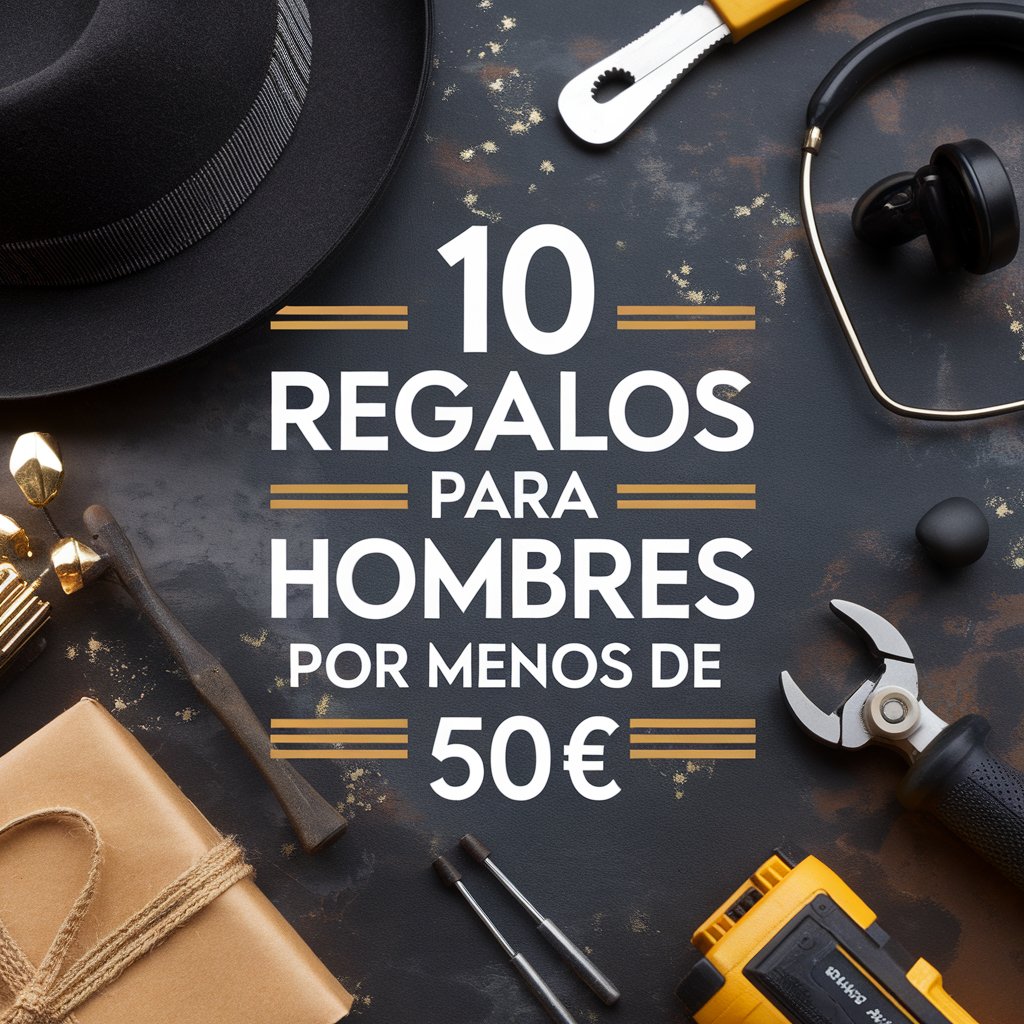 10 Regalos para Hombres por Menos de 50 Euros