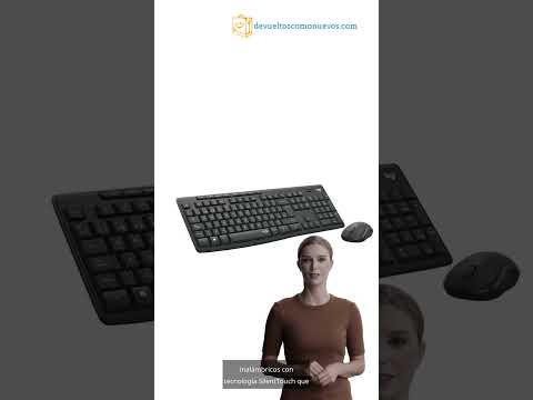 Logitech MK  Silent Combinacion de Teclado y Raton Inalambric