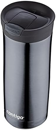 Contigo Huron Snapseal Vaso Térmico 470 ml - Acero Inoxidable, Antigoteo y Sin BPA