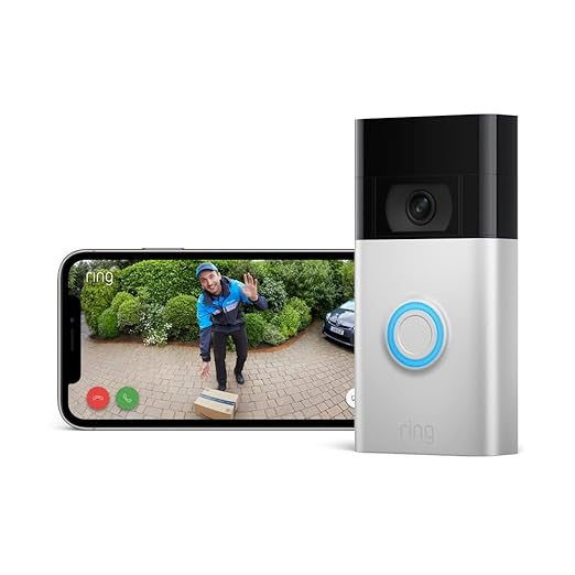 Ring Video Doorbell 2ª Gen - Videotimbre Inalámbrico Exterior Impermeable