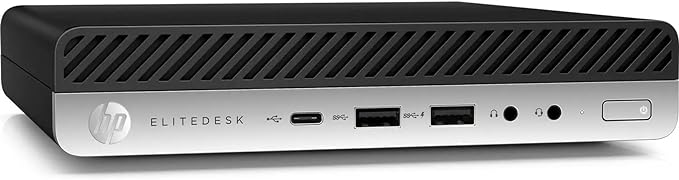 HP EliteDesk 800 G5 Mini - i7-9700, 16GB RAM, 512GB SSD, Windows 11 Pro (Reacondicionado)