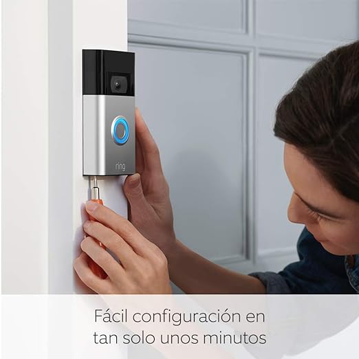 Ring Video Doorbell 2ª Gen - Videotimbre Inalámbrico Exterior Impermeable