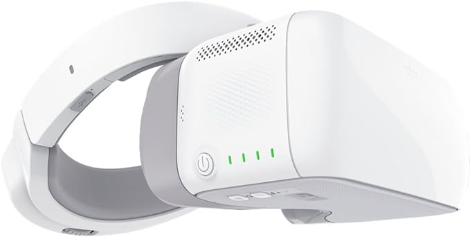 DJI Goggles Gafas FPV Inmersivas HD - Blanco, Seguimiento de Cabeza, 6h Autonomía