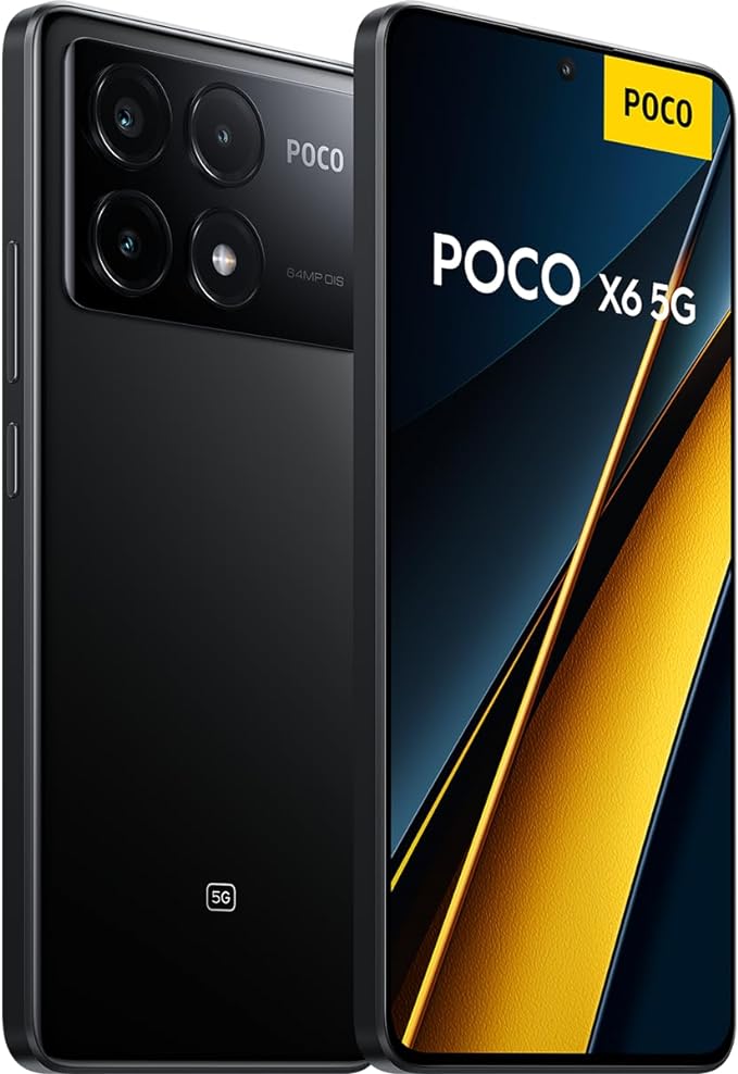 Poco X6 Pro - Smartphone AMOLED 120Hz, 12+512GB, MediaTek Dimensity 8300-Ultra, Negro