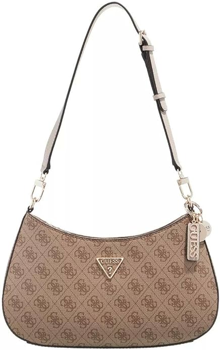 GUESS Noelle Top Zip Shoulder Bag - Bolso de Hombro para Mujer, Talla Única