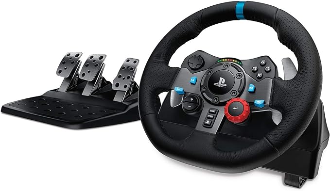 Logitech G29 Driving Force - Volante de Carreras y Pedales - Negro