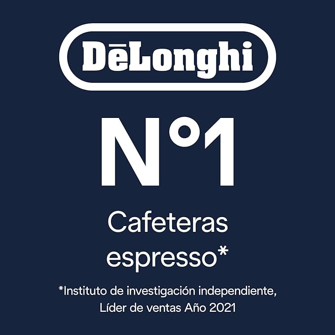 De'Longhi Magnifica S Cafetera Superautomática - 1450W, Negro Cromado