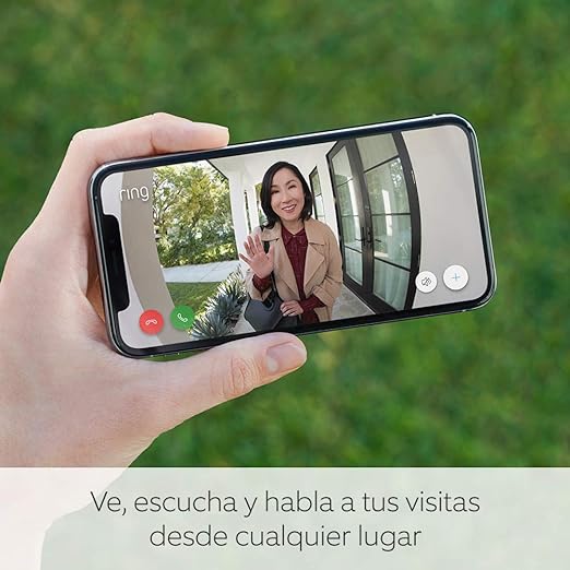 Ring Video Doorbell 2ª Gen - Videotimbre Inalámbrico Exterior Impermeable