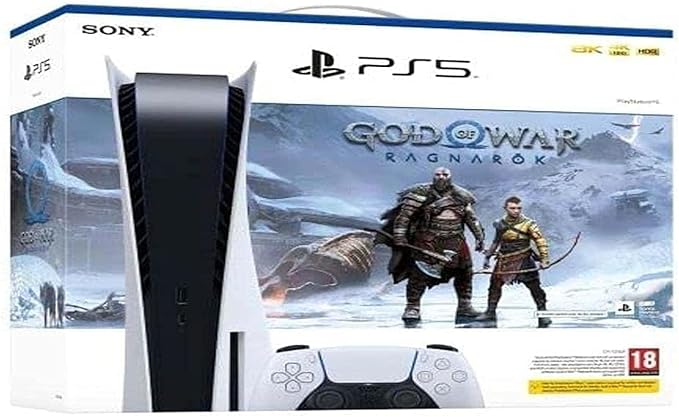 SONY PS5 con Edición de Disco Blu-Ray 825GB con God of War Ragnarok EU