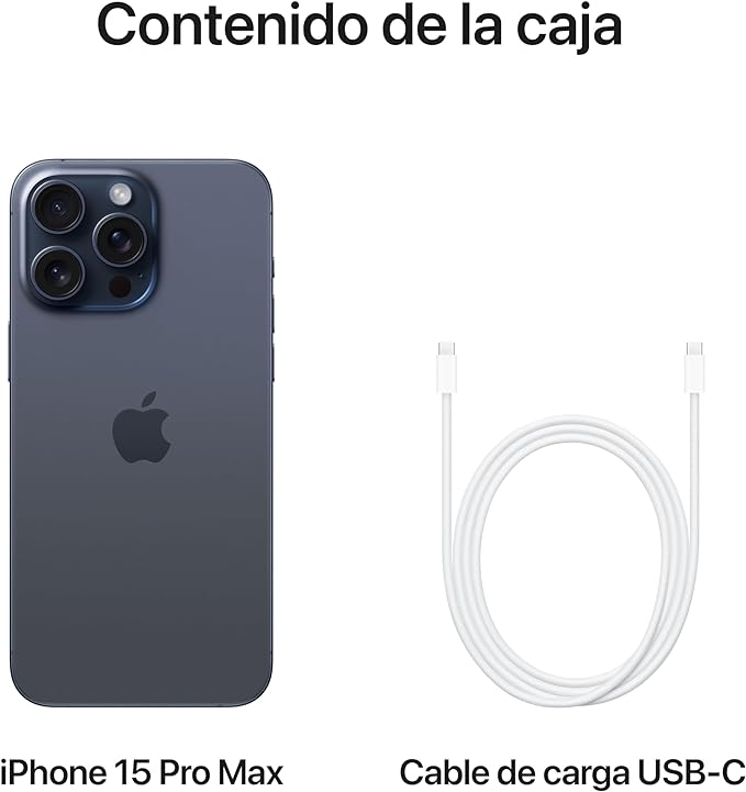 Apple iPhone 15 Pro Max (256GB) - Titanio Azul