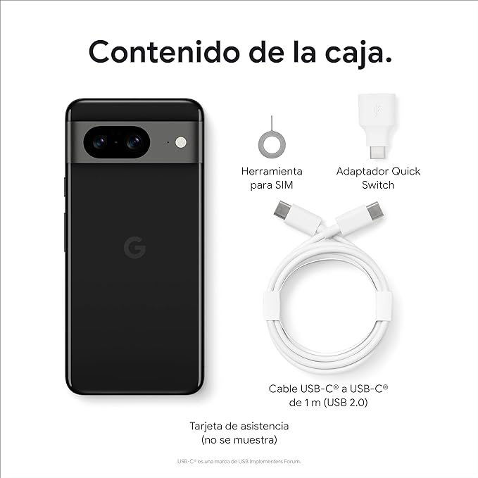 Google Pixel 8 (128GB) Obsidiana