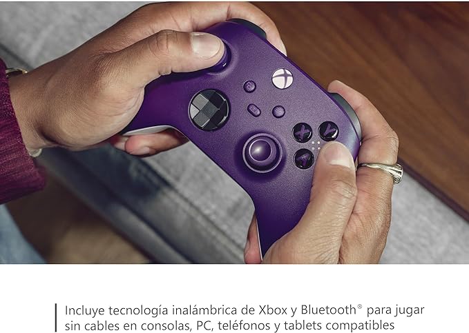 Mando Inalámbrico Xbox: Púrpura Astral para Xbox Series X|S, Xbox One y Dispositivos Windows