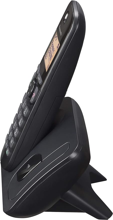 Panasonic KX-TGC210SPB Teléfono Inalámbrico Digital con Altavoz Manos Libres - Negro