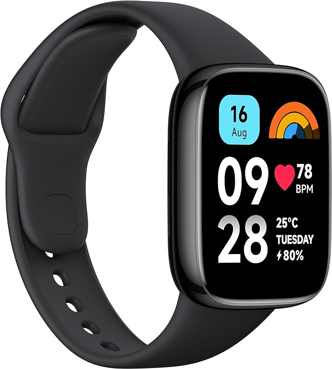 Xiaomi Redmi Watch 3 Active - Smartwatch con Llamadas Bluetooth, Negro