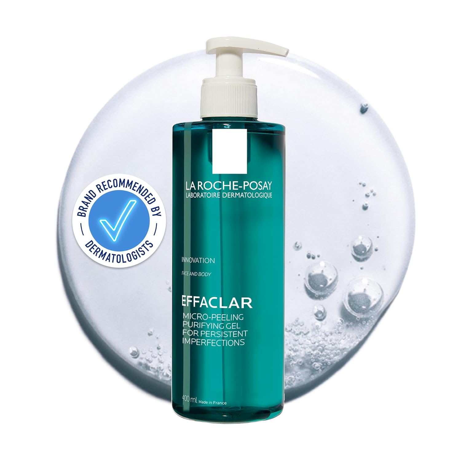 La Roche-Posay Effaclar Gel Micro-Exfoliante – Limpieza Anti-Imperfecciones con Ácido Salicílico (400 ml)