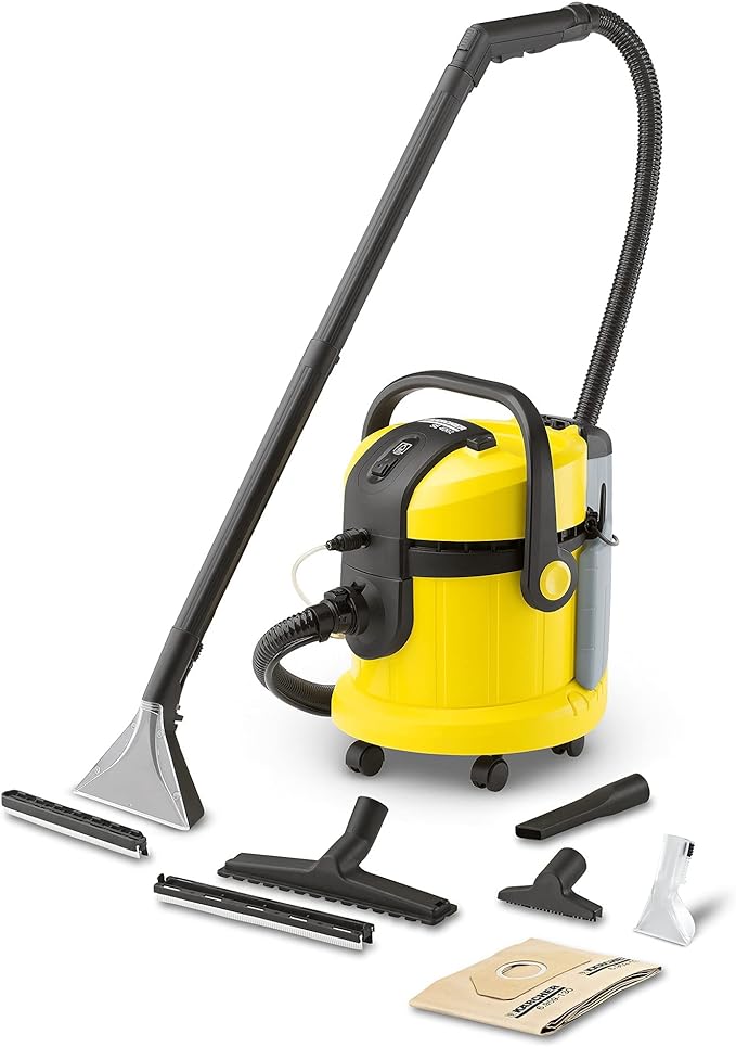 Kärcher Lava-aspiradora SE 4002 - Aspiradora de Pulverización 1400 W, Negro/Amarillo