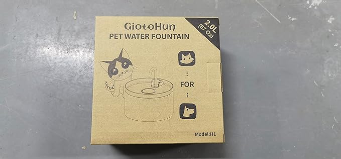 Fuente para Gatos: Bebedero de 2L con Forma de Grifo, Negro