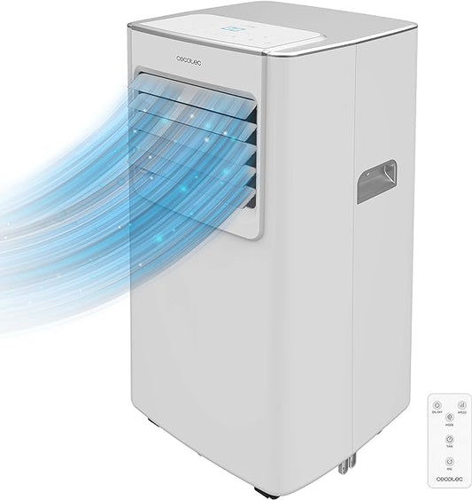 Cecotec Aire Acondicionado Portátil ForceClima 7100 Soundless - 7000 BTU, con Mando a Distancia