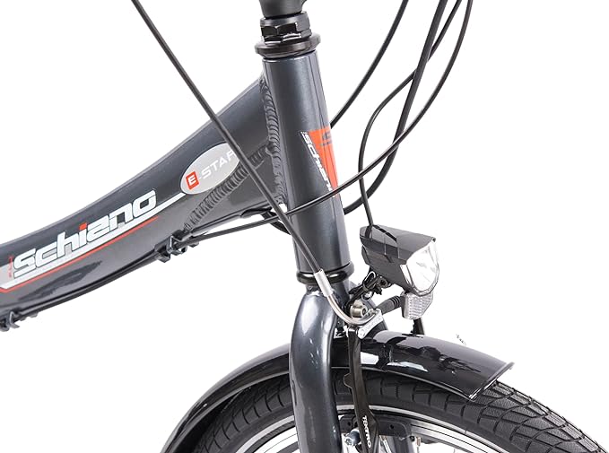 F.lli Schiano E-Star 20" - Bicicleta Eléctrica Plegable Unisex para Adultos