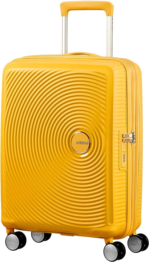 Maleta American Tourister Soundbox Spinner, Amarillo