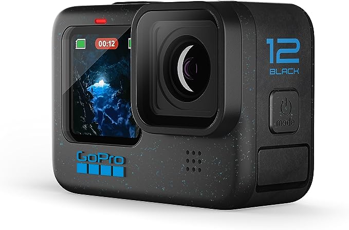 GoPro HERO12 Black - Cámara de Acción 5.3K Ultra HD a Prueba de Agua