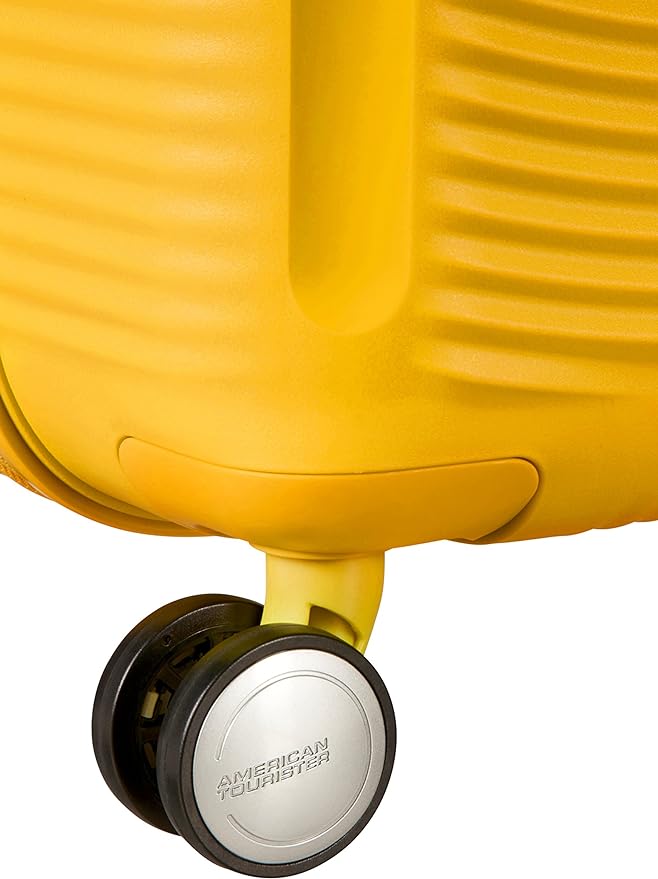 Maleta American Tourister Soundbox Spinner, Amarillo