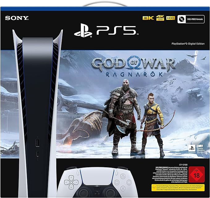 PS5™- Digital Edition – God of War™ Ragnarök Bundle