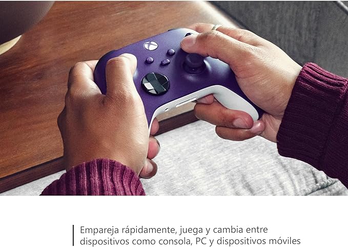 Mando Inalámbrico Xbox: Púrpura Astral para Xbox Series X|S, Xbox One y Dispositivos Windows