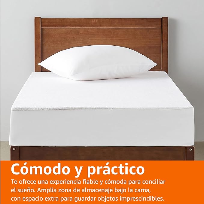 Estructura de Cama Individual en Madera Maciza - Estilo Clásico