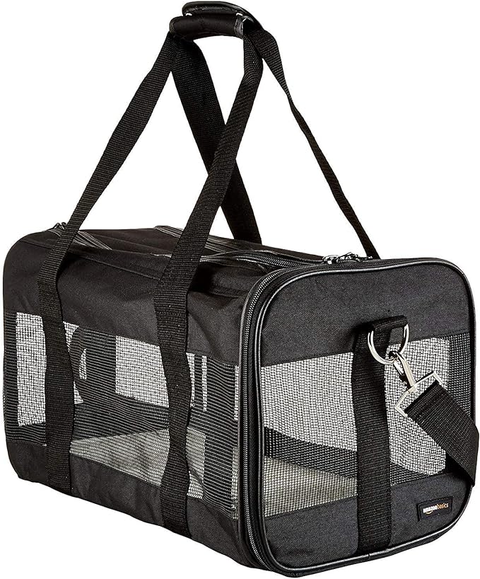 Bolsa Transportadora de Mascotas M - Lados Blandos, Negro