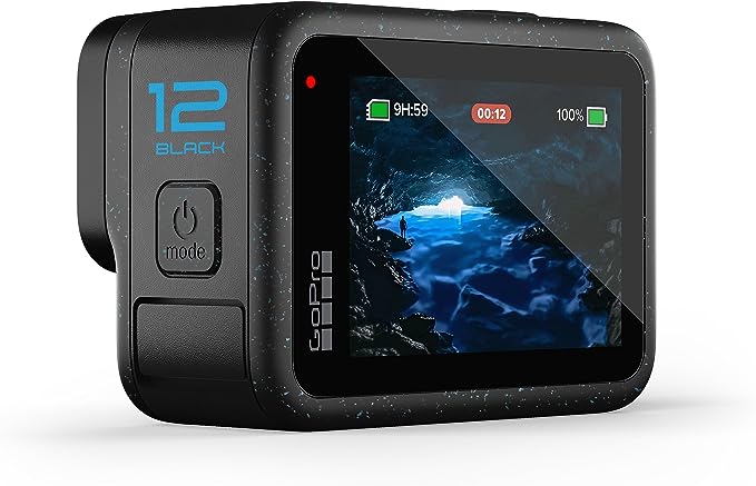 GoPro HERO12 Black - Cámara de Acción 5.3K Ultra HD a Prueba de Agua