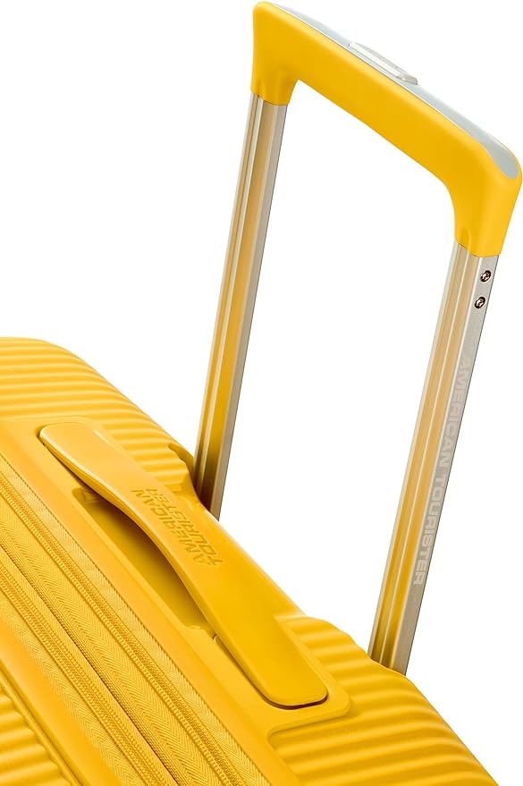 Maleta American Tourister Soundbox Spinner, Amarillo