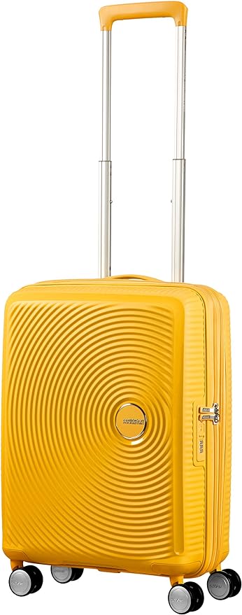 Maleta American Tourister Soundbox Spinner, Amarillo