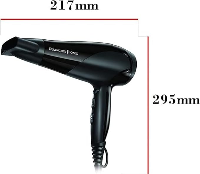 Remington Secador de Pelo Ionic Dry 2200 - Cabello Sin Encrespamiento