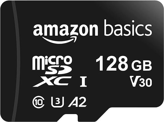 Tarjeta de Memoria Amazon Basics MicroSDXC de 128 GB