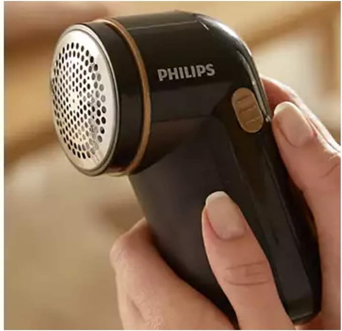 Philips GC026/80 Quitapelusas, Negro Y Dorado