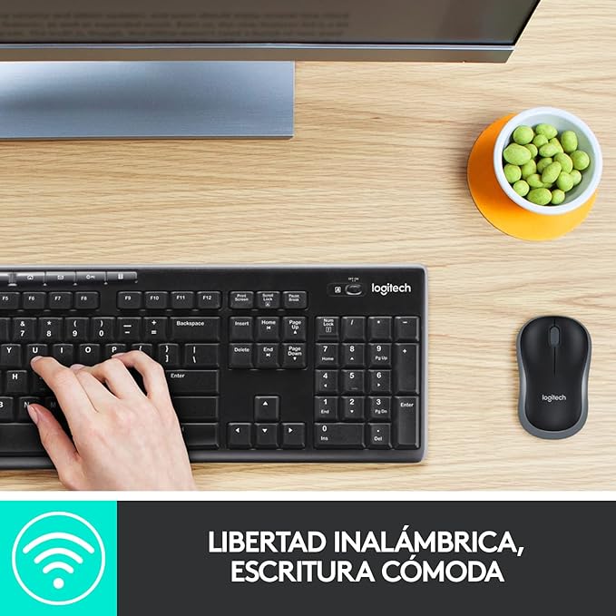 Logitech MK270 Combo Teclado y Ratón Inalámbrico para Windows