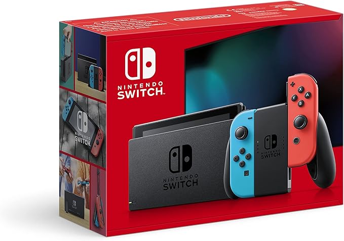 Consola Nintendo Switch - Color Azul Neón/Rojo Neón