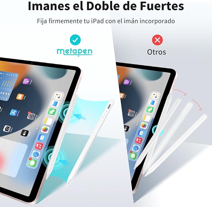 Metapen A8 Lapiz para Tablet iPad 2018-2023