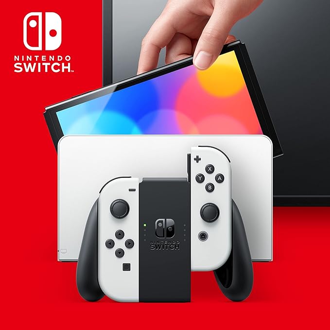 Consola Nintendo Switch (modelo OLED) Blanca - Pantalla de 7 Pulgadas