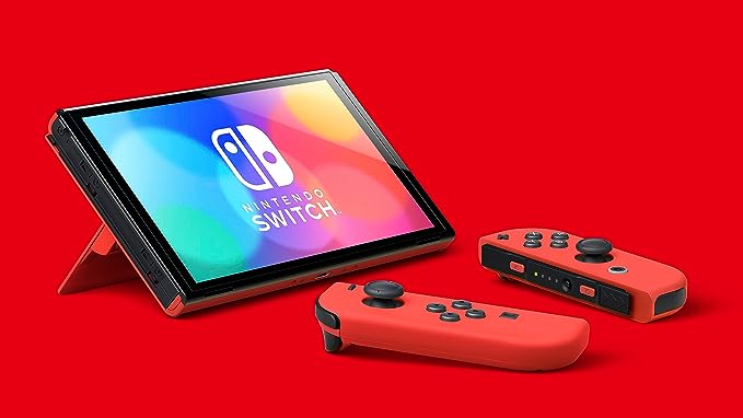 Nintendo Switch OLED Rojo (Edición Mario)